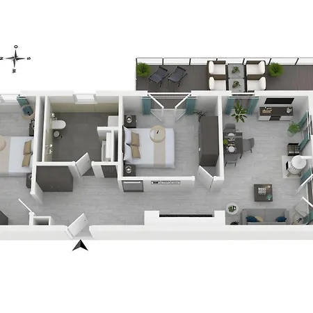 Grosse Strandmuschel - 5-sterne Zwischen Ostsee Und Bodden Appartement *